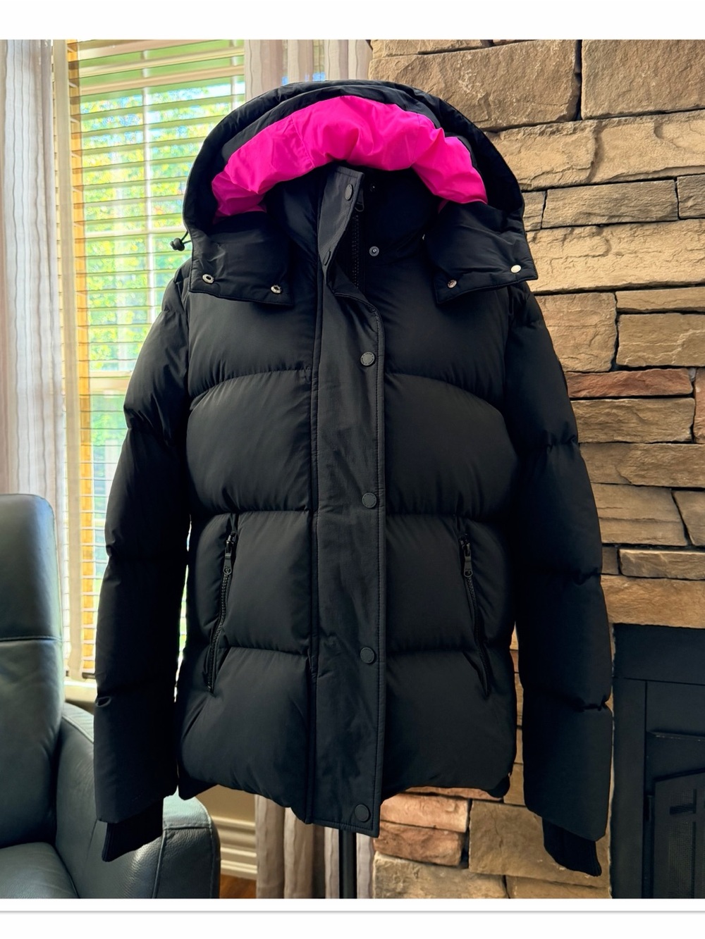 PAJAR Black Hooded Puffer Insulated Winter Jacket ❄️☃️